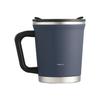 Thermo Mug Stainless Steel Mug with Anywhere Door IDDM18NV "I'M DORAEMON" Lid/Double Mug, 300ml, Navy,