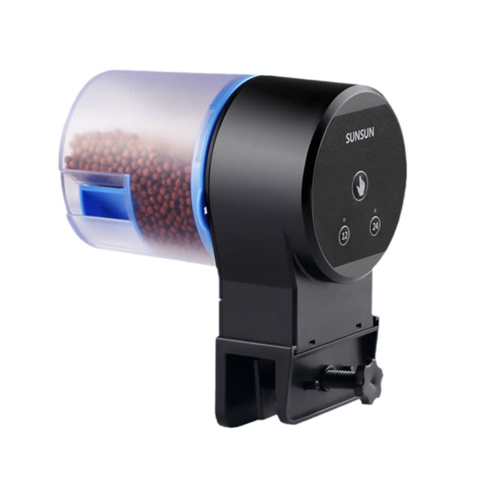 Feeder Automatic Fish Tank Feeding Adjustable Koi Goldfish Feed Fish Distribution Intelligent Timing Feeder Aquarium Rotati R8U8