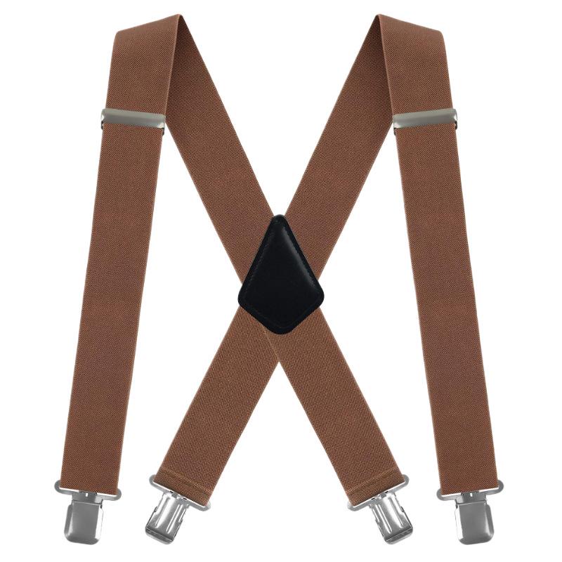 Y-Shaped Adjustable Elastic Suspenders with Strong Clips for Parties