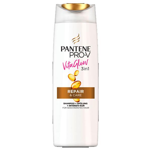 Pantene PRO-V Vita Glow 3in1 Repair & Care Shampoo, 250 ml
