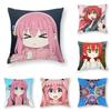 Anime B-BOCCHI THE ROCK Pillow Case 3D Print Polyester Fiber 40*40 Cm Home Sofa Throw Pillow Cover Decoration Festival Gift