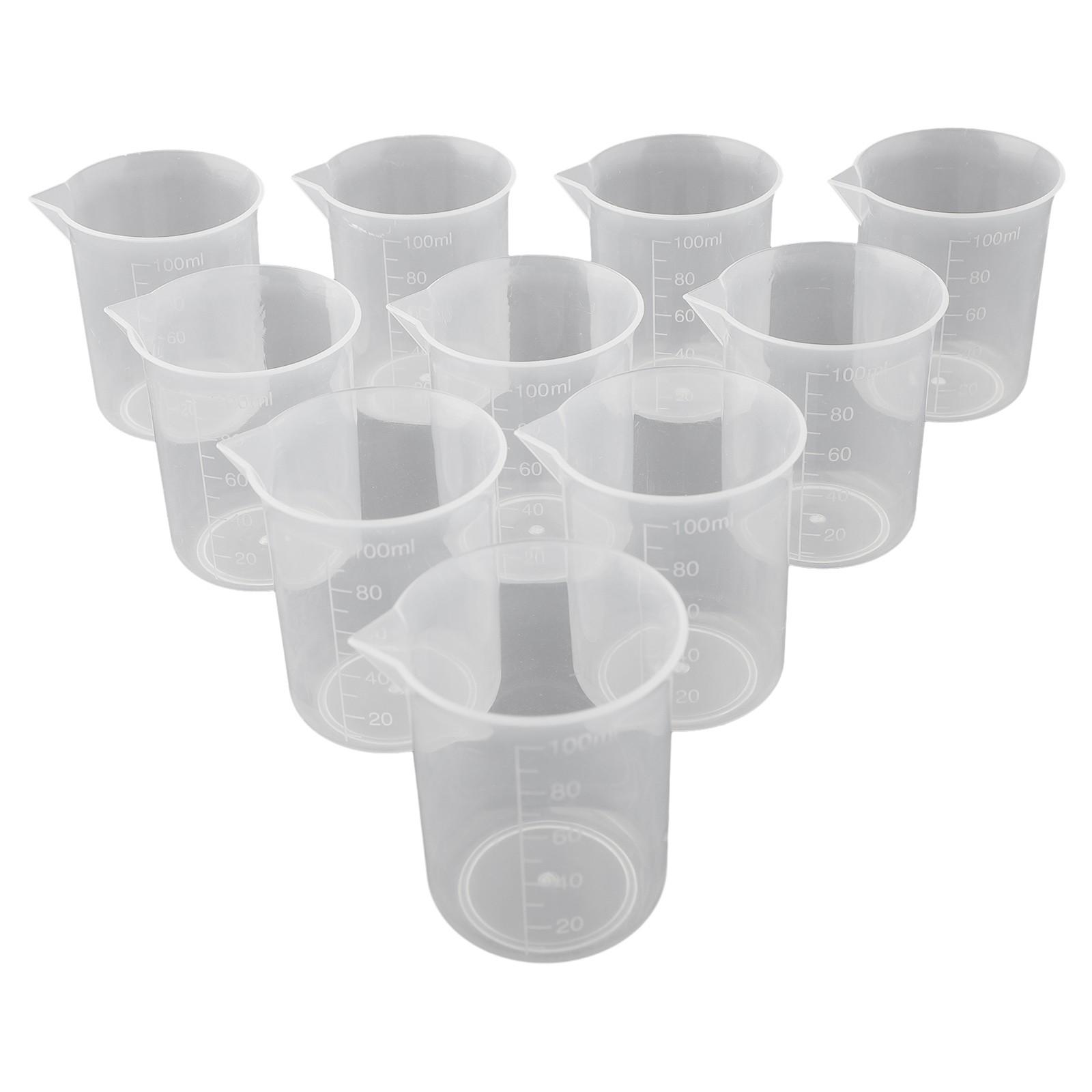 

Набор мерных стаканов 100 мл прозрачный градуированный стакан контейнер для жидкости