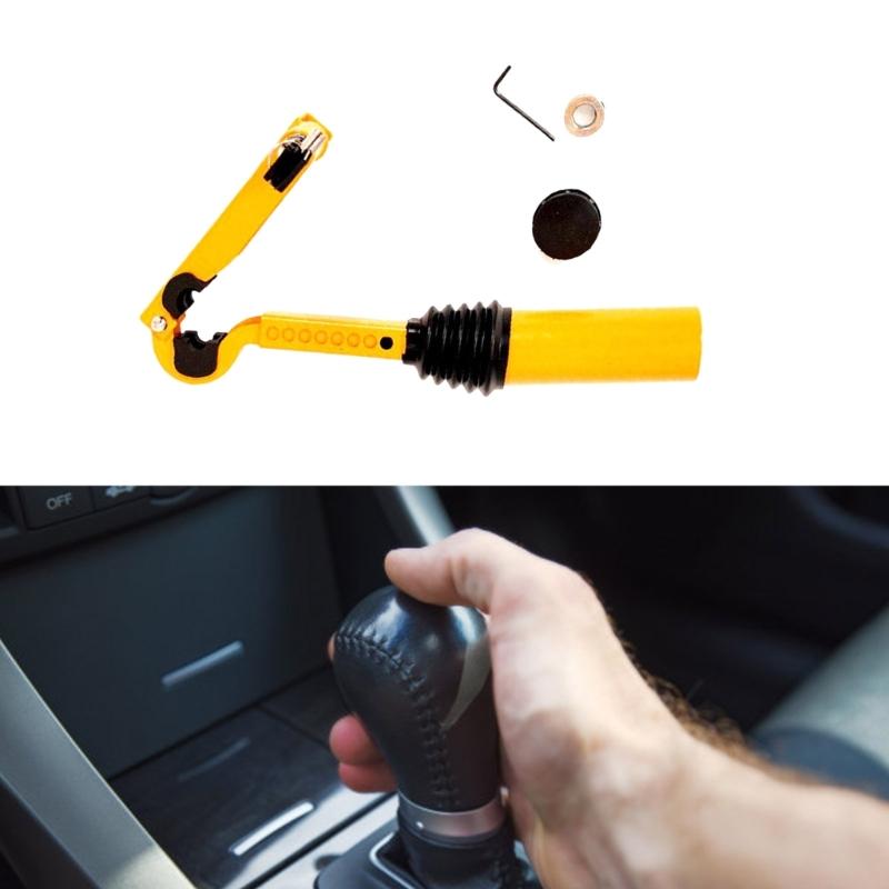 Universal Anti Theft Car Handbrake Gear Lock Adjustable Adjustable Car Lock Simple to Use for Car Trucks SUVs Trailers