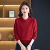 Autumn Winter Chinese Retro Cheongsam Collar Thick Knit Sweater – Fashionable Women's Pullover