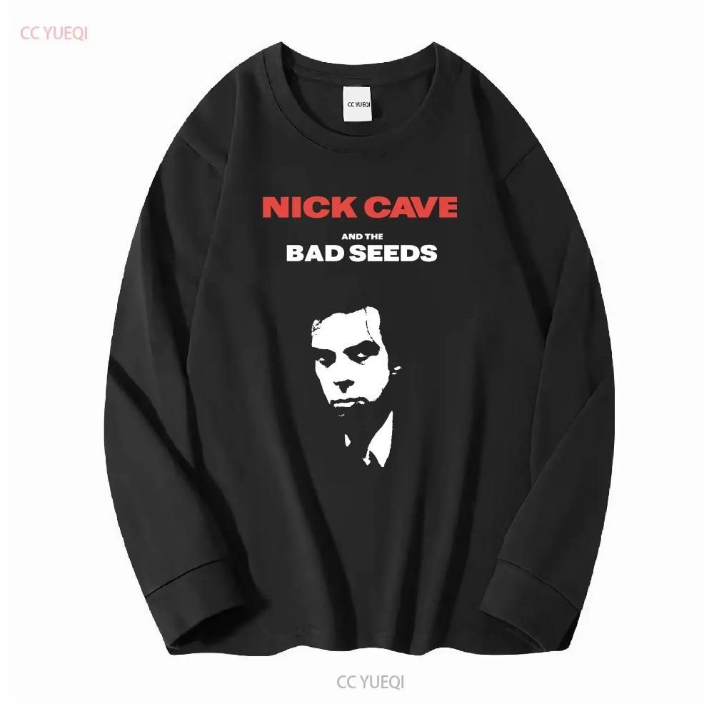 Tričko Nicka Cavea s dlouhým nebo krátkým rukávem vintage vyprané stylové designové oblečení měkké pánské pohodlné ležérní streetwear