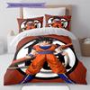 Biancheria da letto con motivo Son Goku, Set piumone Copripiumone Federa Regalo di compleanno per la casa (1 * copripiumino + 2 * federa, senza nucleo)