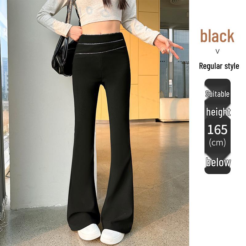 Women’s High-Waist Flared Suit Pants - Spring 2026, Slimming & Floor-Length S