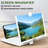 12/10 Inch HD Mobile Phone Display Expander Accessories Foldable Smartphone Screen Amplifier Portable Magnifier Stand Bracket