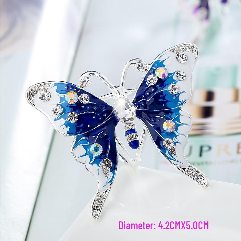 Korean Style Triple Ring Scarf Buckle - Elegant and Versatile Fashion Accessory