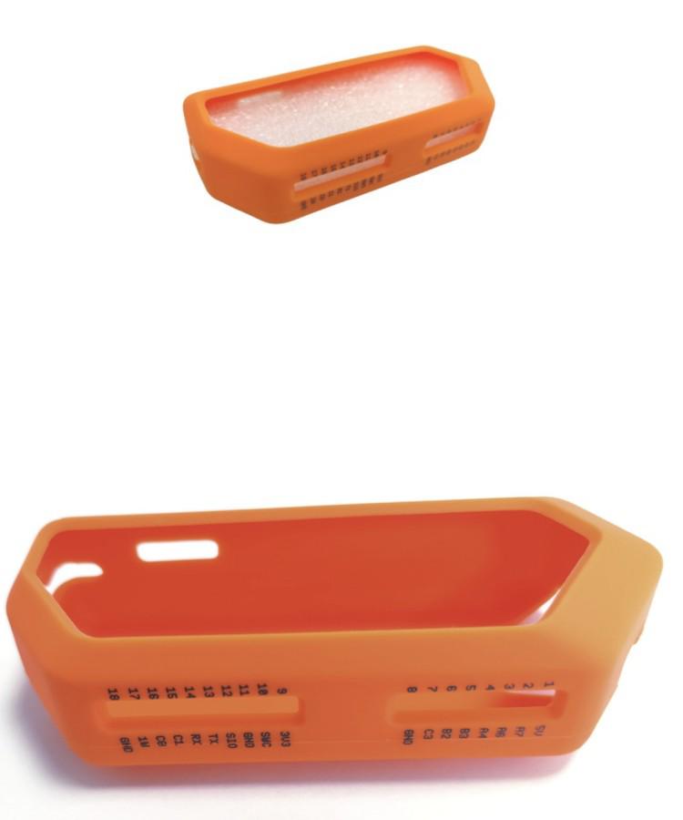 Silicone Full Coverage Case for Little Dolphin Flipper Zero with Printed Logo