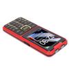 4G Seniors Phone 2.6 Inch Super Slim Large Capacity Battery Double Flashlight Big Buttons Cell Phone Red