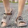 Fashion Men Slippers Platform Non-slip Indoor Outdoor Flip Flops Fashion Lightweight Two-Wear Walking Sandals Outdoor Beach Shoe for Men