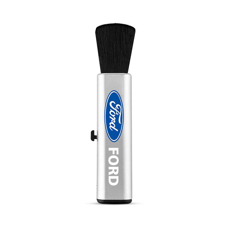 Retractable Car Air Vent Cleaning Brush Car Badge Detail Dust Remover For Ford Mondeo MK1 MK2 MK3 MK4 MK5