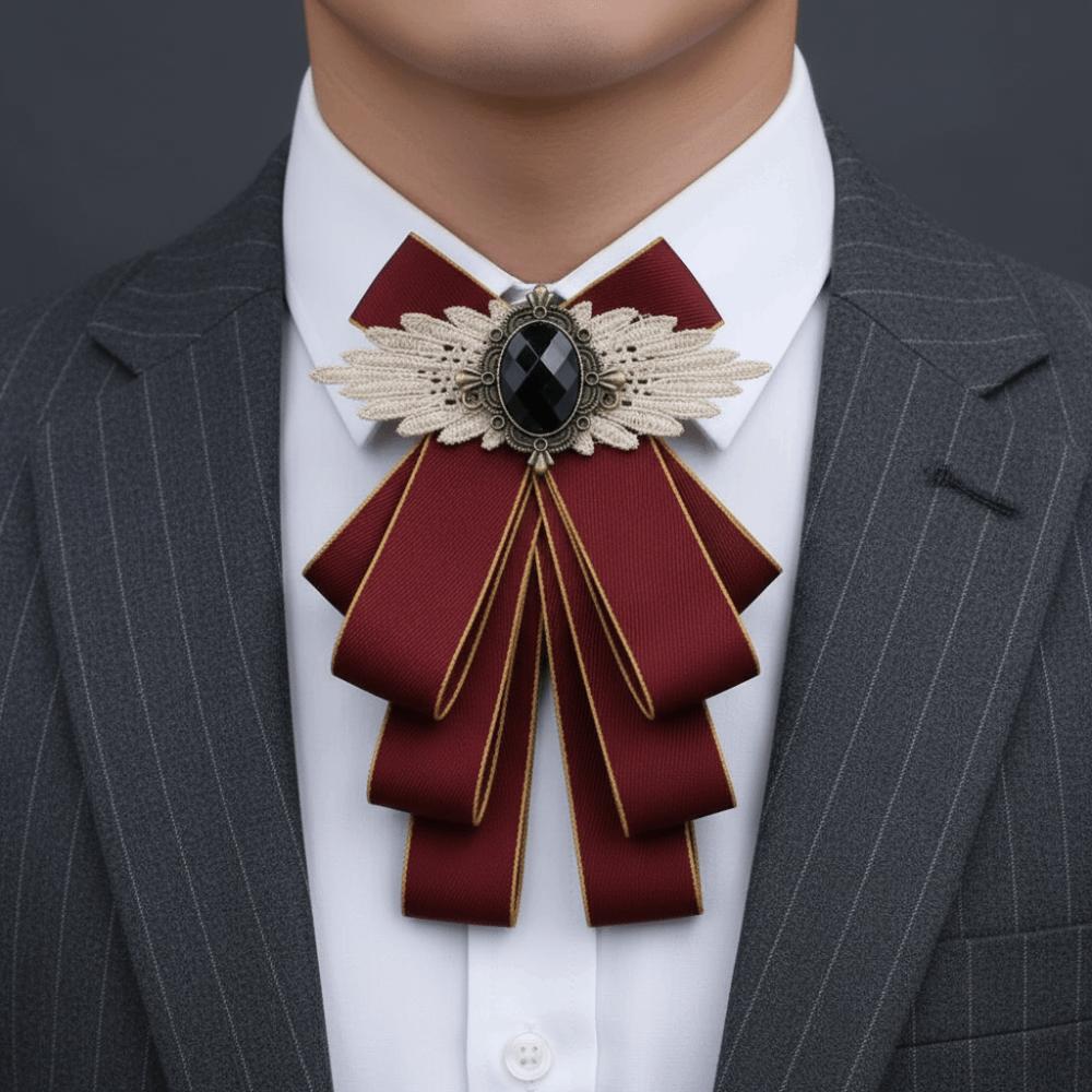 British Style Gentleman's Bow Tie Adjustable Men's Suit Accessory  Bridegroom