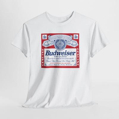 Tricou Unisex din Bumbac pentru Iubitorii de Bere Americană Clasică - Îmbrăcăminte Casual, Cadou Cool