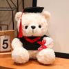 Graduation Teddy Bear with Doctor's Hat - Customizable Claw Machine Gift Doll