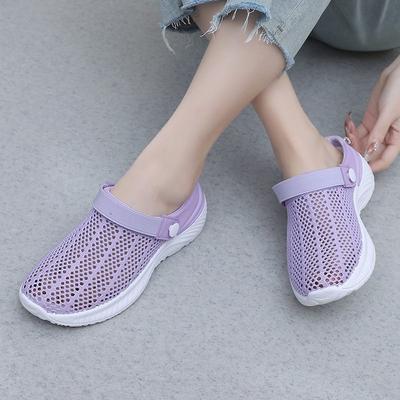 On Beach Sandals Hollow Breathable Slides Low Heel Soft Woman Slippers Clappers Slip-resistant Shoes for Women Original H Sandal