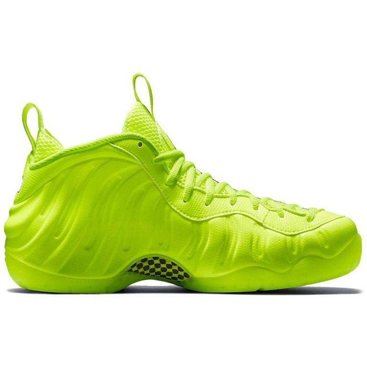 Nike Chaussures de Basketball Rétro Montantes Foamposite Pro Volt Réédition 2021 Baskets Homme Vert Fluorescent 624041-700(2021)