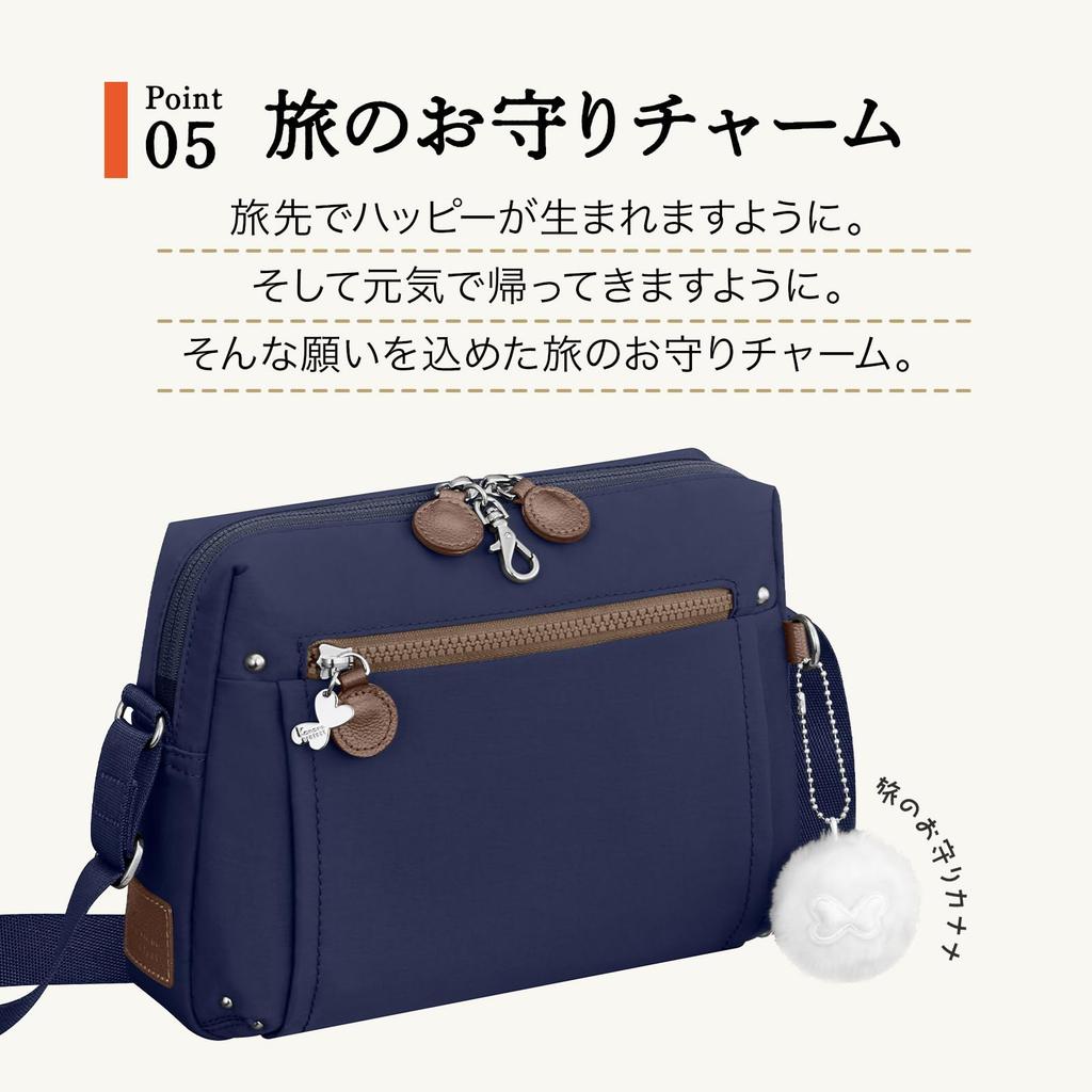 Shoulder Bag Kanana Freeway Bag 62105 Navy [Kanana Project] Women's