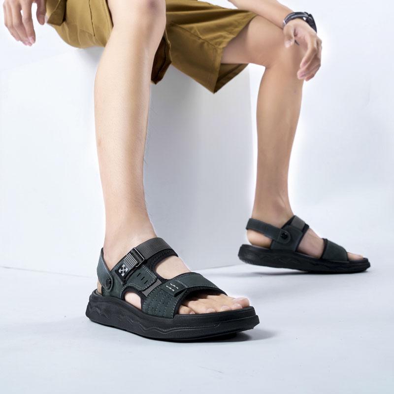 2025 Summer Classic Men's Sports Leisure Shoes Breathable Beach Sandals Anti Slip Wear-resistant Soles Men's Camping Shoes