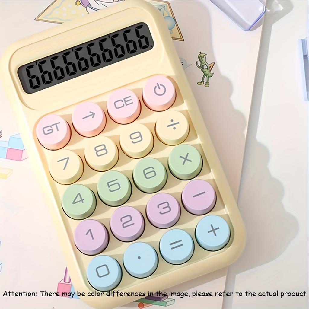 Calculator Office Use Mechanical Keyboard Calculator Accounting CuteMini Small Desk Student Calculator