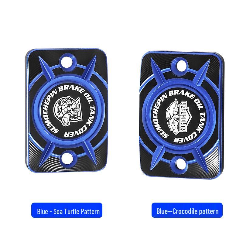 Motorcycle Oil Pump Cover & Brake Fluid Reservoir Cap for Honda Cub CC110