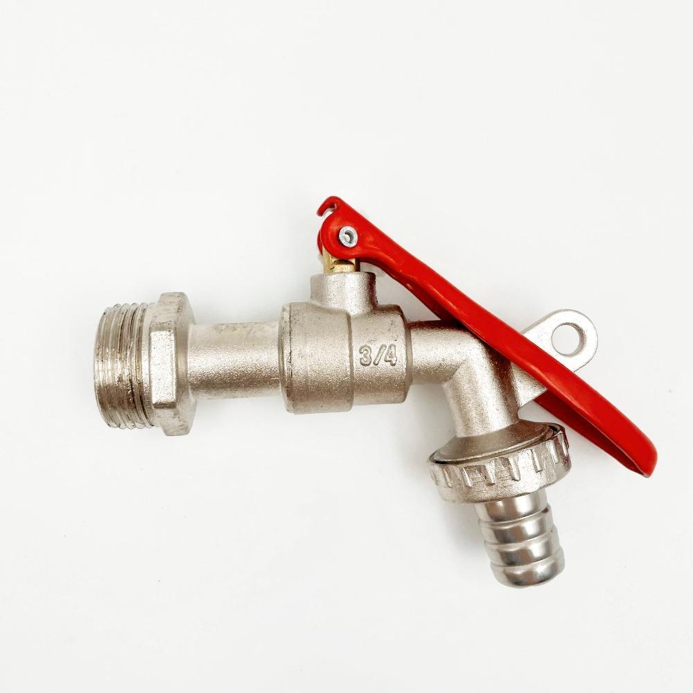 With Lock Water Tank Connector 1/2 Inch 3/4 Inch Thread Water Tap Universal Lockable Faucet