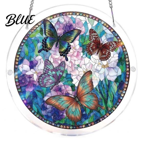 Hanging Window Decoration Acrylic Puzzle Suncatcher Stained Glass Ornaments DIY Jigsaw Sun Handmade Art Catcher Kit for Home Garden Decor