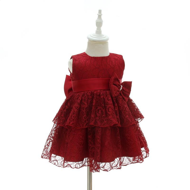 Baby Girls Princess Dress Cute Flower Girl Birthday Party Gown Toddler Formal Occasion