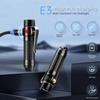 13g Clip Mini Flashlight 6-Mode Strobe Sos Aluminum Alloy Ultra-Thin Flashlight USB Magnetic Charging Work Light Hiking Camping