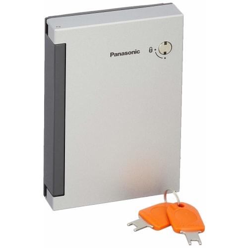 Panasonic Cosmo Series Wide 21 Rainproof Switch Guard Plate for 1 Series with Simple Key White Silver WTC7981S