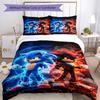 3pcs Sonic Bedding Set Duvet Cover Closure Includes 1 Duvet Cover & 2 Pillowcases, Soft and Comfortable for All Seasons.