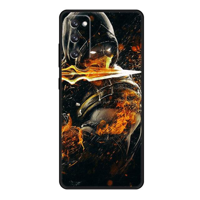 Game Mortal Kombat For Samsung Galaxy S21 Plus S22 Ultra 5g S10 Lite Note 20 10 S8 S20 Fe S9 S10e S7 Bag Phone Case