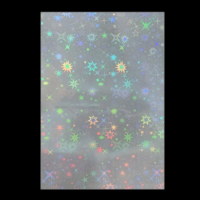 1PC Laser Nail Stickers Holographic Sliders Stars Hearts 3D Transfer Decals DIY Tips Nail Art Decorations Manicure Accessories