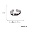 Stainless Steel Titanium Couple Rings - Cold Style, Non-Fading, Drip Oil, Open Design, Versatile Accessories