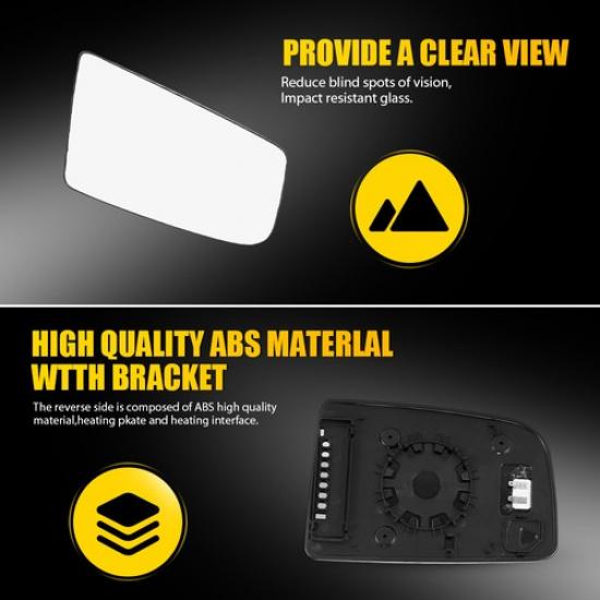 Mirror Glass Heated Passenger Fits 2010-2018 Mercedes-Benz Sprinter 2500 3500 EV