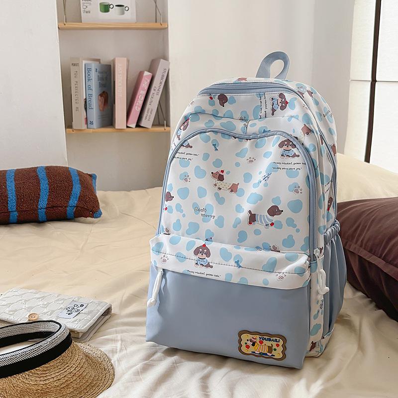 Student Schoolbag Cartoon Women's Large Capacity Backpack Junior High School Student Backpack