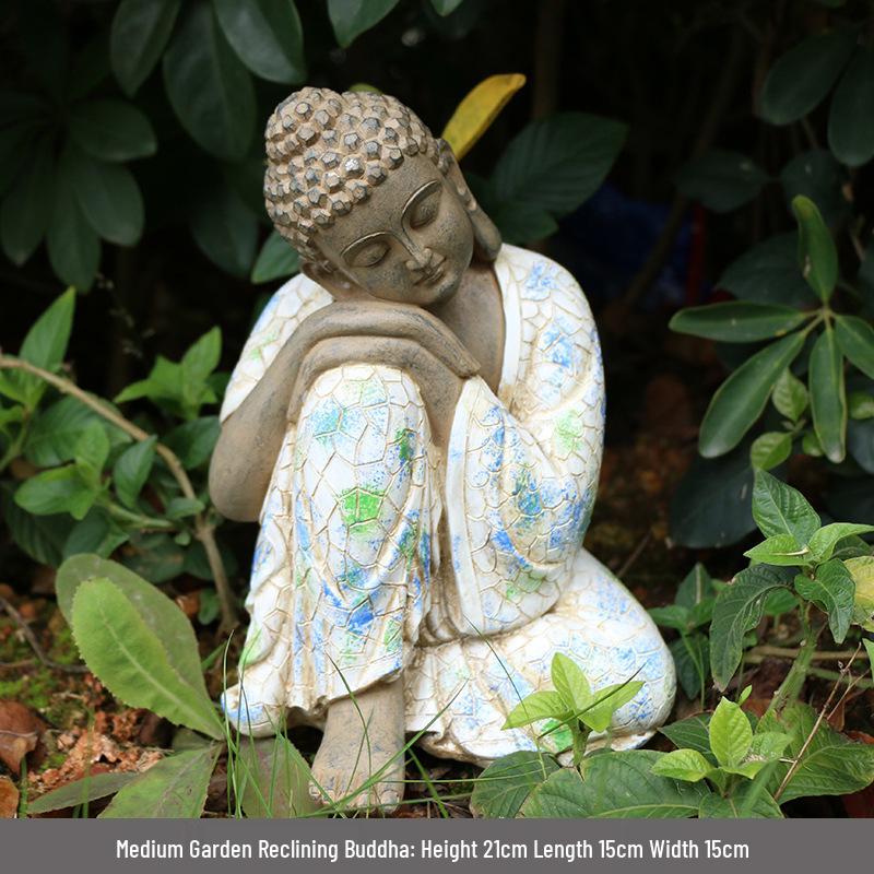 Ogród Zen Budda i Pagoda Mikro Krajobraz Ozdoba