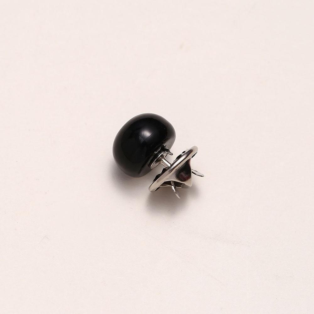 10pcs Imitation Pearl Pearl Button Pins Fixed Pin Button Brooch Pins  For Clothes Decor