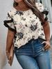 Women's 3D Print Round Neck Trendy T-shirt - European & American Summer Fashion