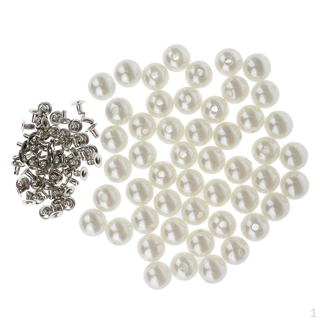 50 Pieces Rivets Nails Sewing Arts