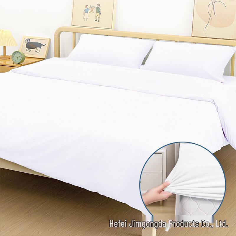 Set di biancheria da letto usa e getta portatile da viaggio: Lenzuolo Matrimoniale Spesso, Anti-Sporco e Copripiumino Colorato.