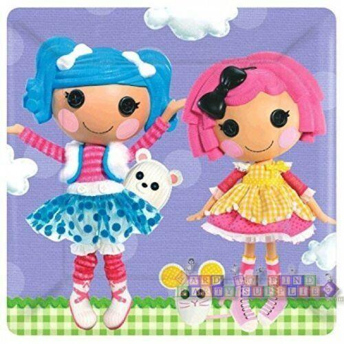 Kwadratowe talerze imprezowe Lalaloopsy