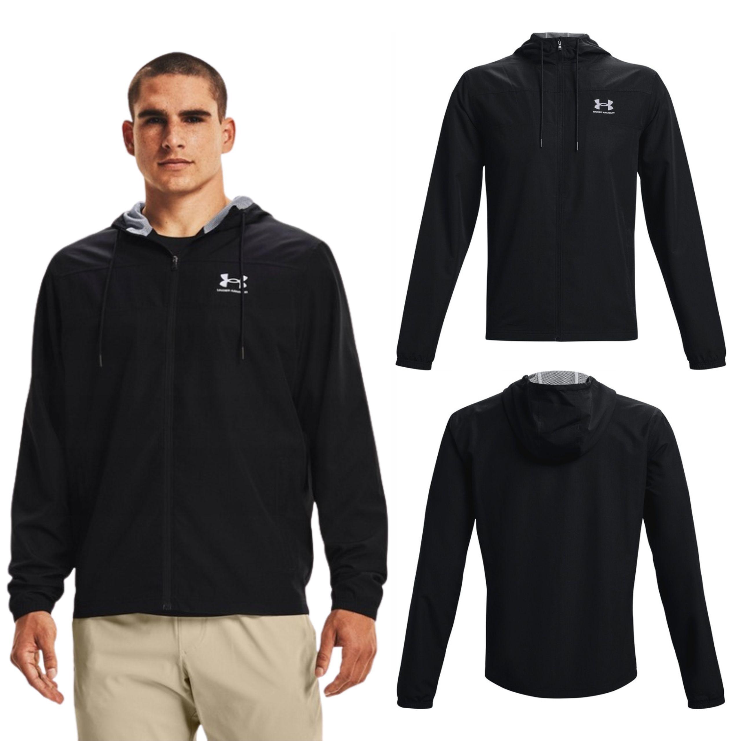 

Мужская спортивная куртка Under Armour 1361621-003 с капюшоном черная размер М