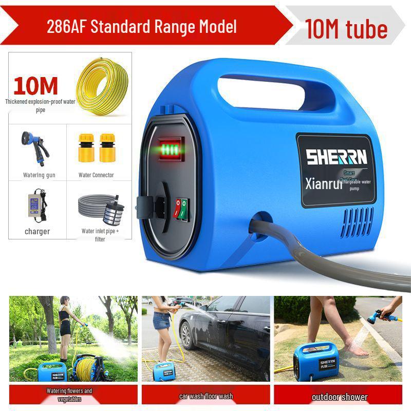 Portable Rechargeable Water Pump for Home Gardens and Outdoor Irrigation