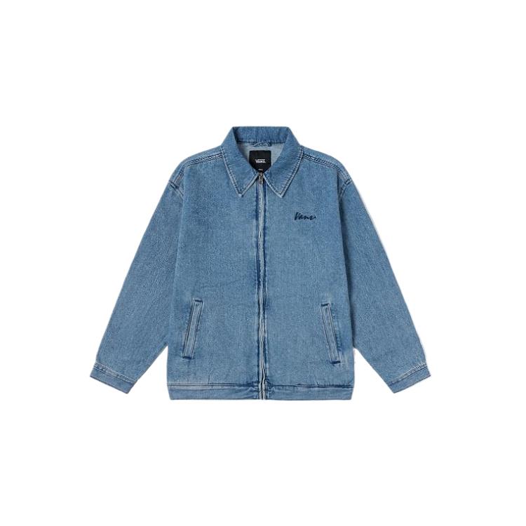 

Новая джинсовая куртка Vans женская серо-синяя VN000MARCDX (S) 155/80A