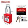 Wanjun Industrial Safety Padlock, Insulated Plastic, LOTO Electrical Lock.