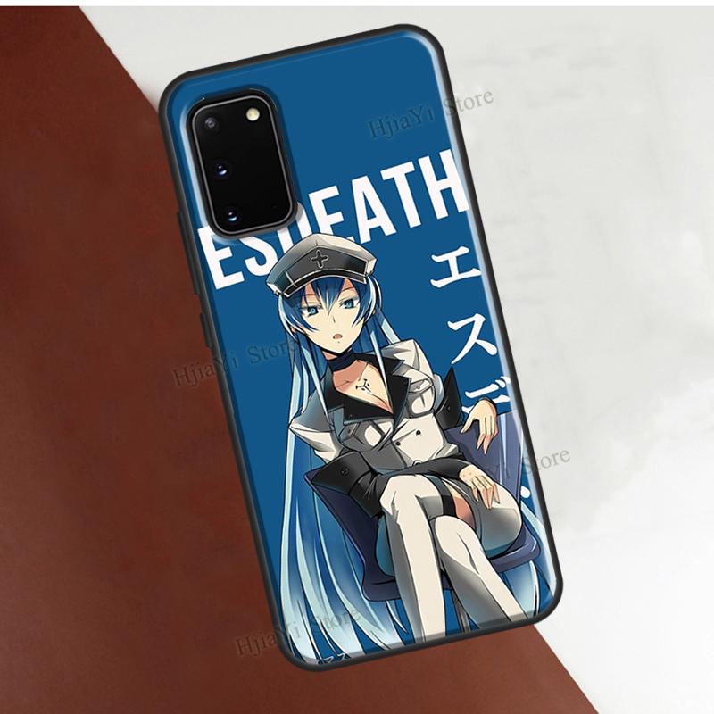 Esdeath Akame Ga Kill Anime Cover For Samsung Galaxy S22 Ultra S21 S20 FE Note 20 S8 S9 S10 Note 10 Plus Phone Case