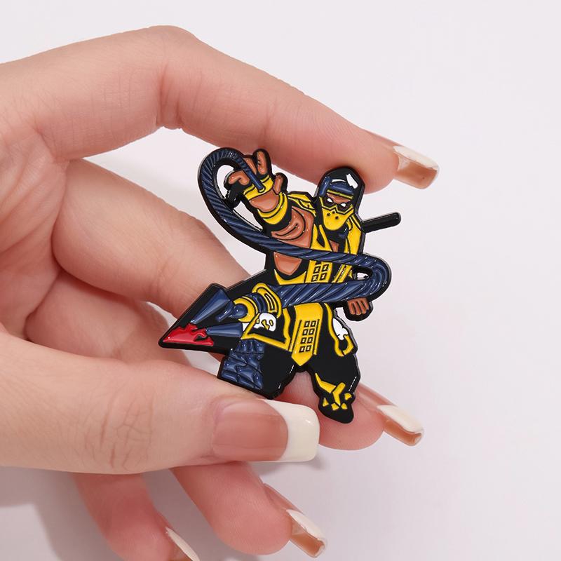 Kreative Cartoon-Charakter Emaille-Anstecker Benutzerdefinierte Cartoon Japanische Anime-Abzeichen Broschen Revers-Anstecker Schmuck Geschenke