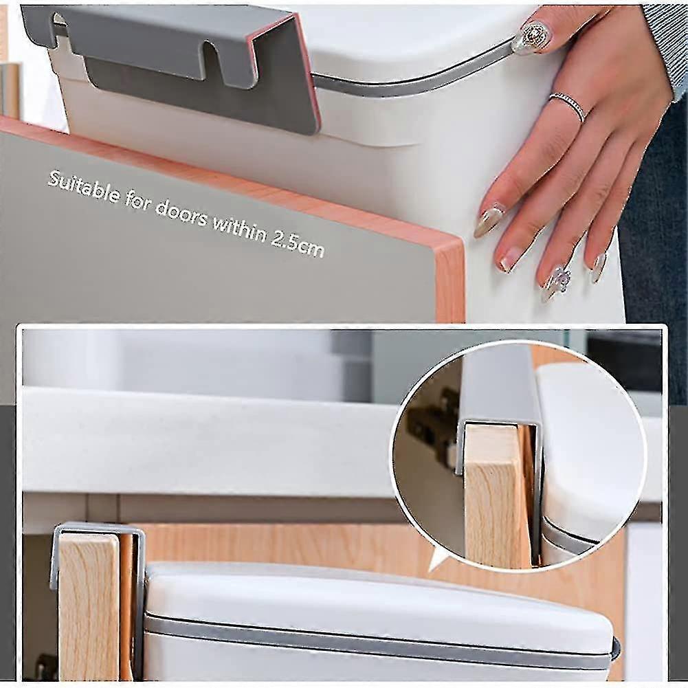 Hanging Kitchen Trash Can 2.4 Gallon Under Sink Door Trash Bin Collapsible Mini